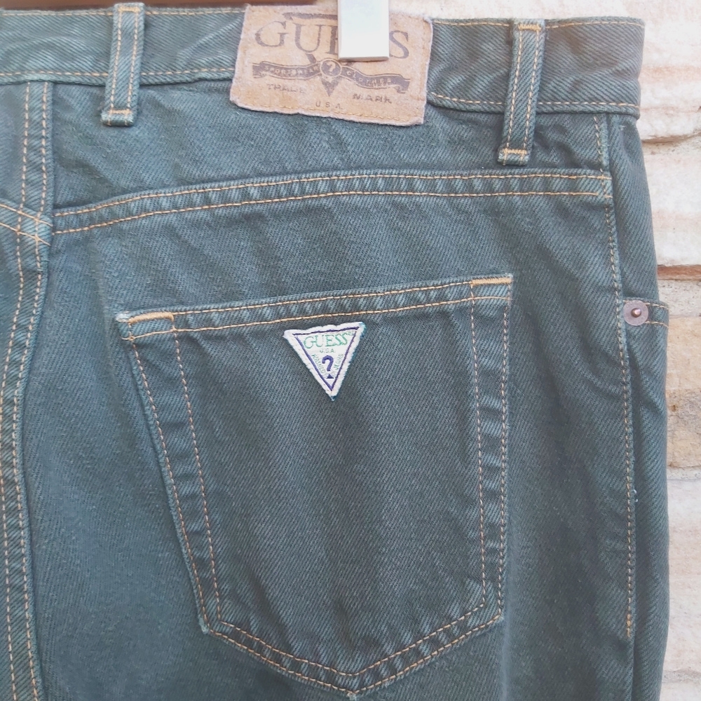 COPY - Vintage Guess Olive Green Jeans